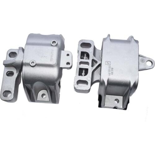 For VW Beetle Golf MK4 Bora Audi A3 Seat Leon Toledo Skoda Octavia Front Left & Right Engine Transmission Motor Mount Set