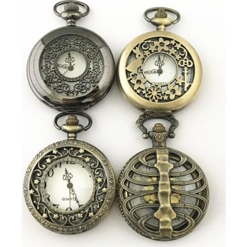 FANTASY UNIVERSE Freeshipping wholesale 20PC a lot pocket Watch necklace HRBBBB17