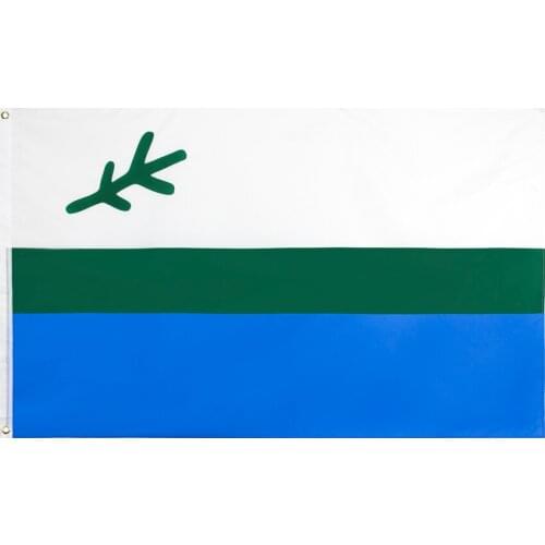 Yehoy hanging 90*150cm field party per fess Flag of Labrador For Decoration
