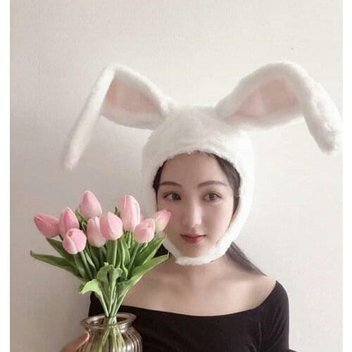 Plush Animal Hat Headwear Funny Novelty Plush Hat Photo Props Accessories for Birthday, Party Favors - Bunny Ear