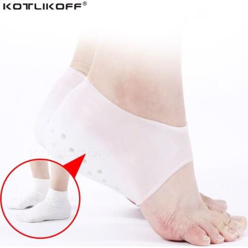 KOTLIKOFF Silicone Invisible Height Increase Insole 2CM 3CM 4CM Lift New Upgrade Soft Socks Shoes Pad for Men Women