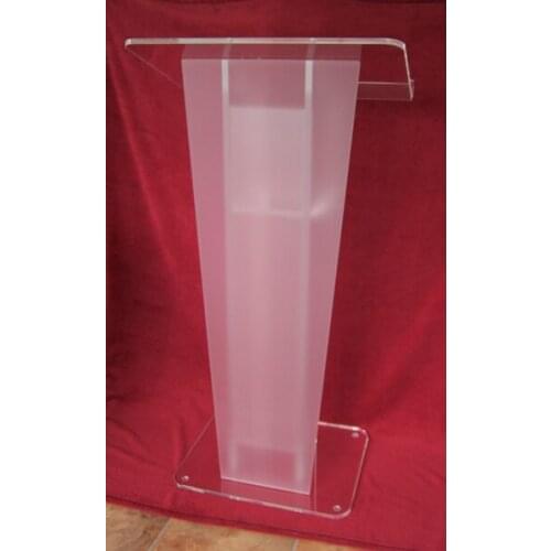 Pulpit furniture Free Shipping HOT SELL Beautiful Simple Elegant Acrylic Podium Pulpit Lectern acrylic pulpit