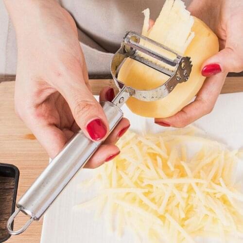 Vegetable Peeler Steel Kitchen Potato Peeler Metal Carrot Grater Slicer Shredder Fruit Peeler Kitchen Tools