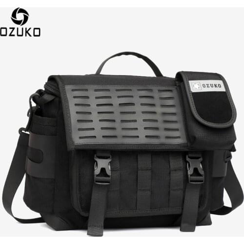 OZUKO Men Shoulder Bags Fashion Outdoor Functional Messenger Bag Man Large Capacity Travel Handbag Male Waterproof Crossbody Bag