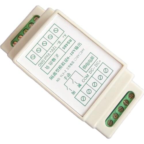 Taidacent Frequency Signal Converter RS485 to 0~10V Analog Voltage Control Output Converter Modbus to Analog Converter