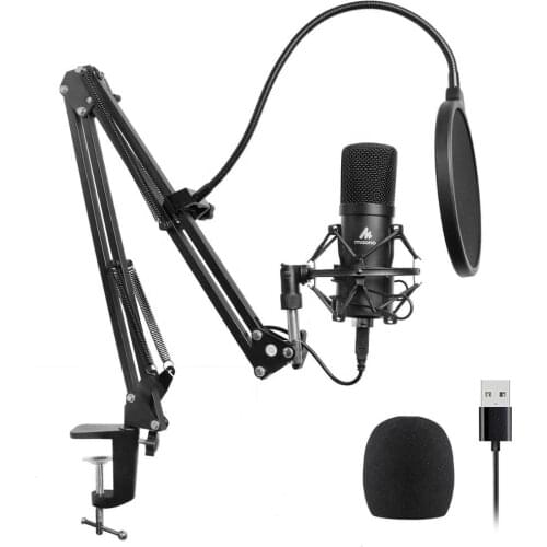 Professional microphone braodcast Usb connection studio condenser microphone
