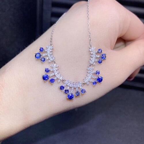 Luxury and noble character gemstone necklace for women jewelry free shipping elegant classic birthday party anniversary gift