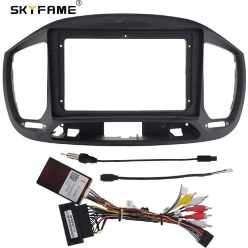 SKYFAME Car Frame Cable CANBUS For FEAT UNO 2015 Android Big Screen Dash Panel Frame Fascia