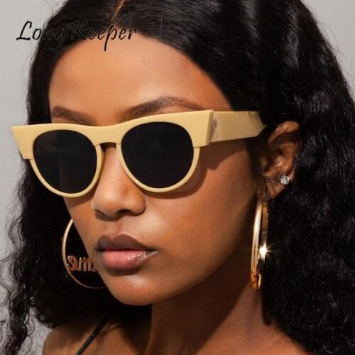Fashion Punk Cat Eye Sunglasses Women Vintage Cateye Sun Glasses Brand Female Male Personality Cool Retro Black Oculos De Sol