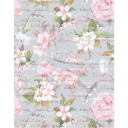 TR 5x7ft Floral Wallpaper For Children Vinyl Photography Background Backdrops Flower Backgrounds for photo studio Baby Shoots