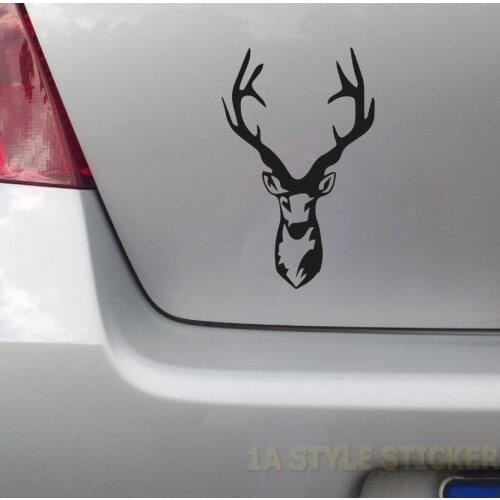 LKT 5" Elk Portrait Personality Vinyl Notebook Off-road Vehicle Door Car Window Sticker Decal
