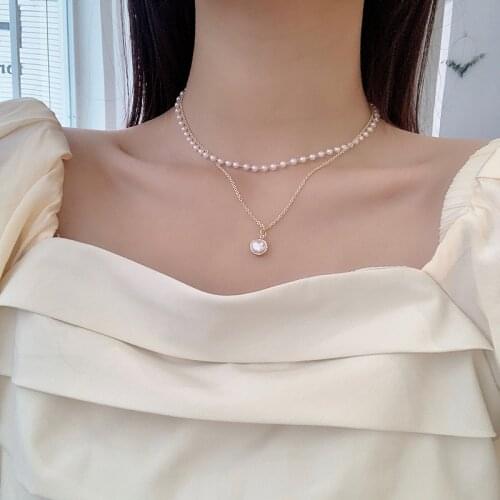 WHICHGOOSE Pearl Necklaces For Women