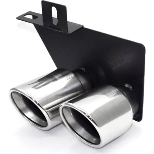 1 PCS for BMW F10 F18 520 523 525 M5 right side stainless steel car exhaust pipe muffler tip for decoration tip