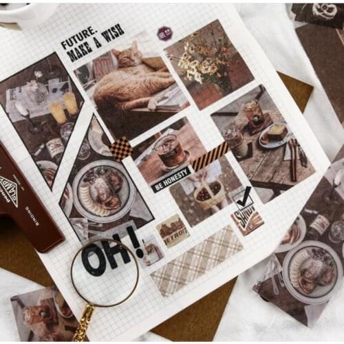 20packs Washi hand account INS Stickers for Scrapbooking Journaling Decor DIY Travel Diary Stationery wholesale