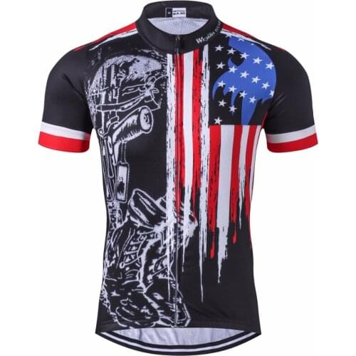 2017 USA Cycling Jersey Men summer bicycle shirts ropa ciclismo maillot clothing pro mtb team bike jersey breathable sportswear