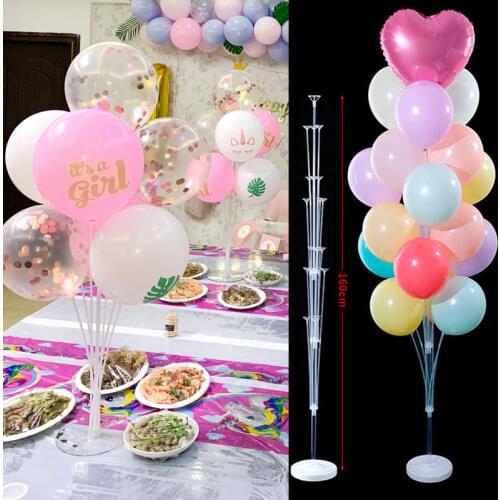 2020 Birthday Party Balloons Stand Balloon Holder Column Balloon Stick Birthday Party Decorations Kids Adult Wedding Baloon Deco