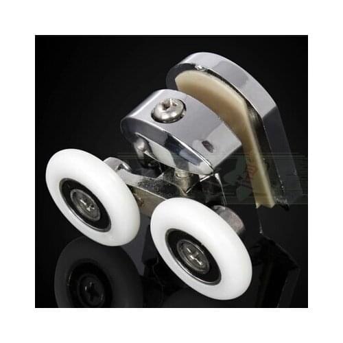 Bathroom accessories shower door rollers shower room roller shower room wheels roller glass door swing round circarc 4pcs/lot