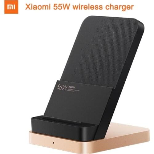 Xiaomi 55W Wireless Charger 55W Max Vertical air-cooled wireless charging Support Fast Charger For Xiaomi 10 Pro/Huawei Phone