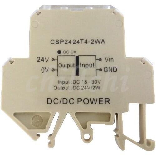 DCDC wide voltage isolated power module, guide rail installation, isolated voltage stabilized power supply, 24V to 24V