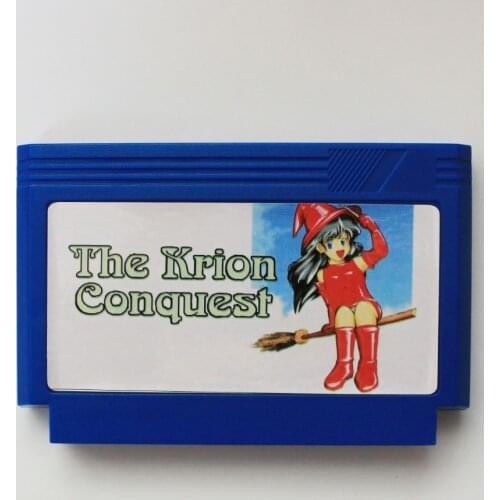 The krion conquest 60 Pins Game Card For 8 Bit D99 Game Player