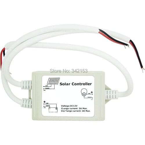 Solar Panel Charger Controller 12V DC LED Lighting Dusk Dawn With Timer OFF Function Controlador Controllore Regler Accessories