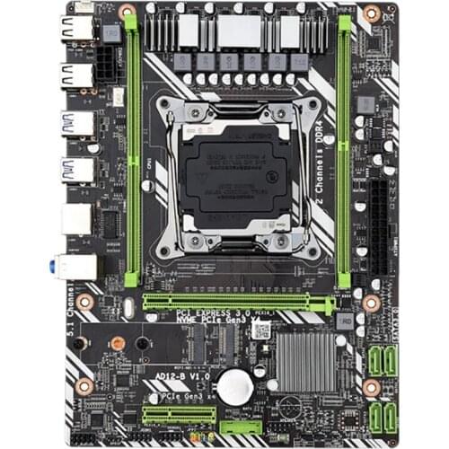 X99-D4 Computer Motherboard Dual Channel Support Xeon E5-2011 V3/V4 Full Series Studio Game Motherboard