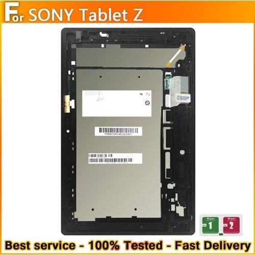 Original LCD replacement For Sony Xperia Tablet Z 10.1 SGP311 SGP312 SGP321 LCD display touch screen assembly with Frame