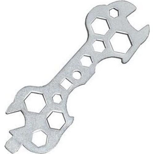 Bicycle Porous Wrench Cycling Flat Hexagon Multi Functions Steel Spanner Repair Tool Bike Nut Fixed Portable Hex Key
