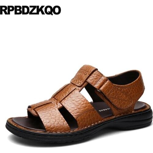 Fisherman Beach Italian High Quality Breathable Genuine Leather Native Casual Designer Roman Men Gladiator Sandals Summer Shoes