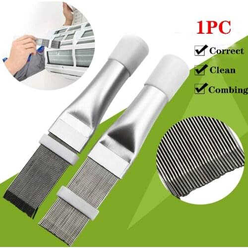 Air Conditioning Fin Comb Cleaning Brush Air Conditioning HVAC Condenser Radiator Universal Folding Brush Household Cleaning