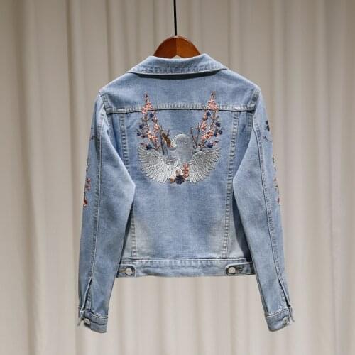 YUCHENGWANGZAI Womens Denim Jackets