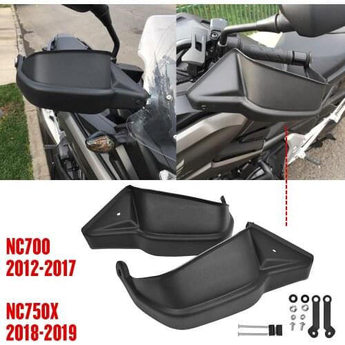 NC700X Motorcycle Handguards For Honda NC700 X 2012 2013 2014 2015 2016 2017 NC750S NC750X 2018-2019 Hand Guards Protector Black