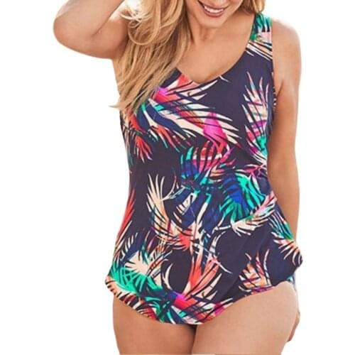Womens Plus Size One-Piece Swimsuit With Belly Closed Swimsuit One-Piece Triangle Plus Open Back Swimsuit Hot Sell