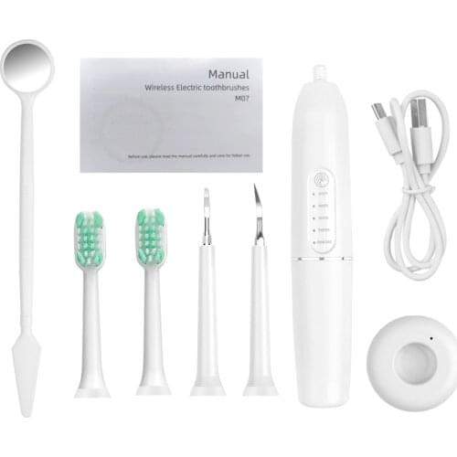 Electric Toothbrush 5 Modes Sonic Dental Scaler Portable Soft Touch Tooth Calculus Remover Tooth Stains Tartar Tool Oral Caring