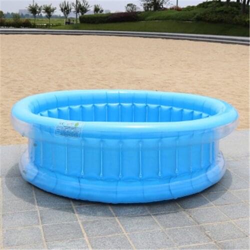 130cm Inflatable Swimming Pool Mattress Bathing Water Pool Home Use Safe Play Game Ocean Ball Paddling Pool For Kids Childrens