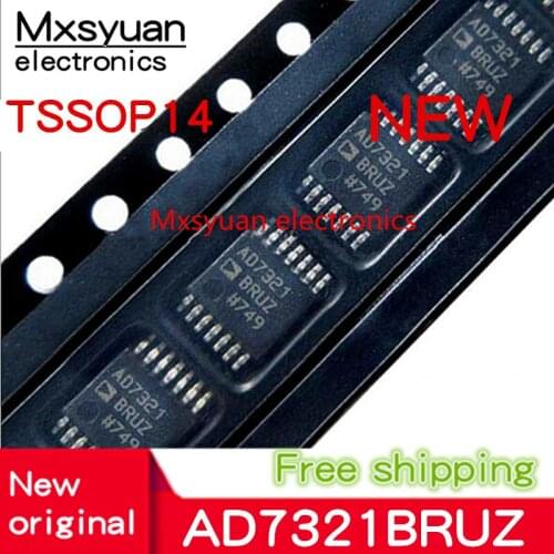 2pcs~10pcs/lot AD7321 AD7321BRUZ AD7321BRU TSSOP14 New original In stock 13 bit ADC