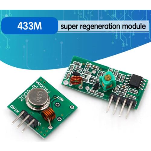 433Mhz RF Transmitter and Receiver Module Link Kit for ARM/MCU WL DIY 315MHZ/433MHZ Wireless for arduino Diy Kit