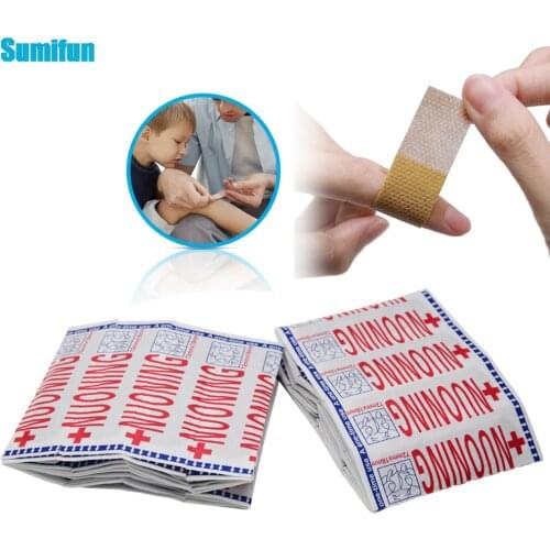 50Pcs First Aid Bandage Heel Cushion Adhesive Plaster Band Aid Wound Dressings Sterile Hemostasis Patch Sticker C1986
