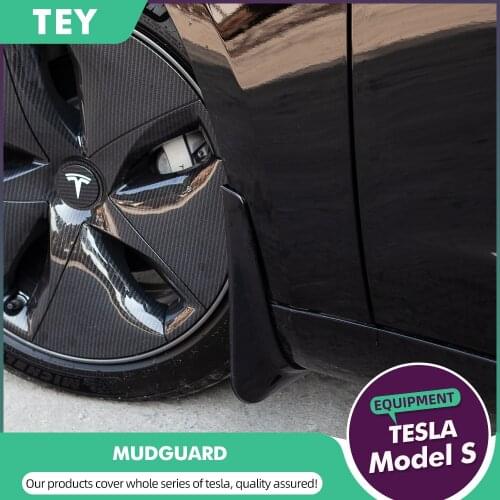 TEY Model 3 Mud Flaps & Splash Guards Front Rear Mudguard Kit Auto Fender Mudflaps with Screws Full Protection Customized