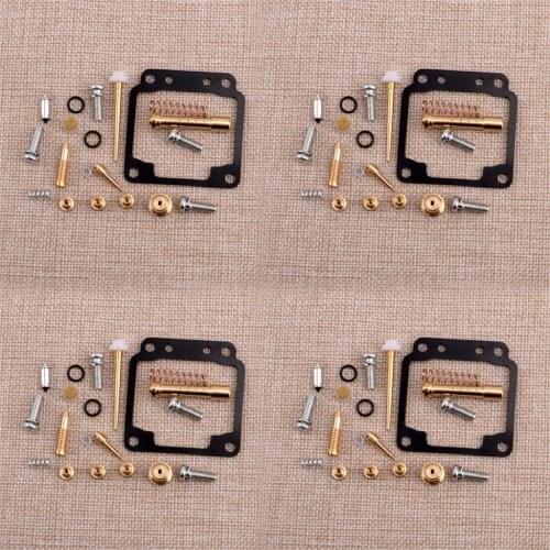 CITALL 4 Sets Carburetor Carb Repair Rebuild Kits Motorcycle Accessories Fit For XJ750R Seca XJ750 Seca 11M 41Y
