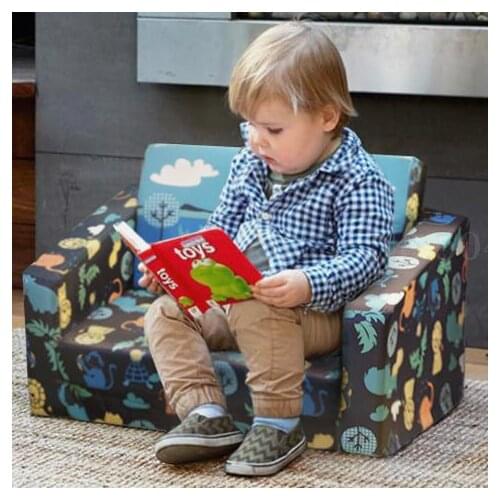 Childrens sofa baby small sofa bed cartoon cloth cute removable and washable