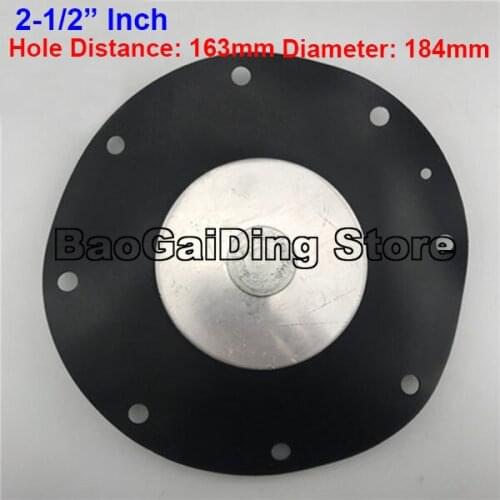 Electromagnetic Pulse Valve Diaphragm DMF-Z-62S DMF-Y-62S Right Angle Diaphragm 2.5 Inch Hole Distance 163mm, Diameter 184mm