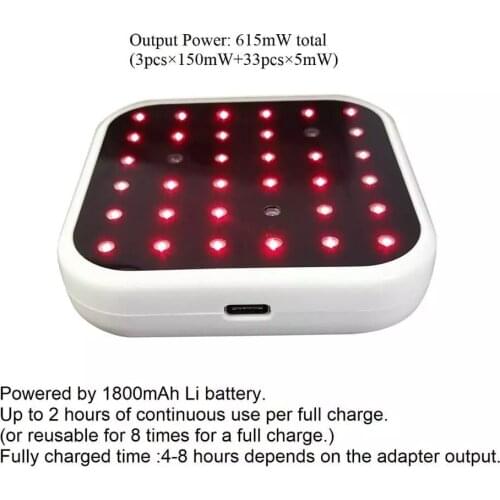 LASTEK 36 Laser Probes Pain Relief Pad Wound Healing Mastitis Therapy Device + 808nm Laser