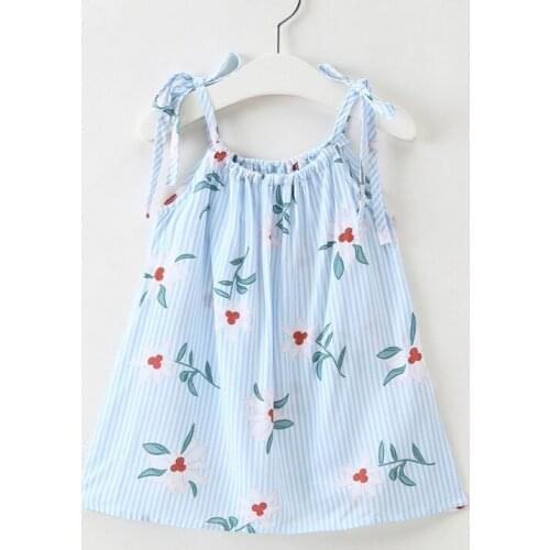 HOT Summer Baby Girls Sleeveless Print Dress Clothes Princess Dress Toddler Girls' Flower Sundress99