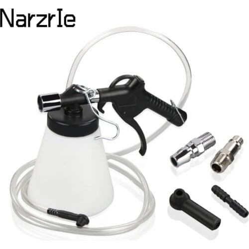 1L Brake Oil Pot Car Pneumatic Brake Oil Replacement Filler Deflate Bleeding Tool Set Brake Fluids Brake Oil Change Can Kit