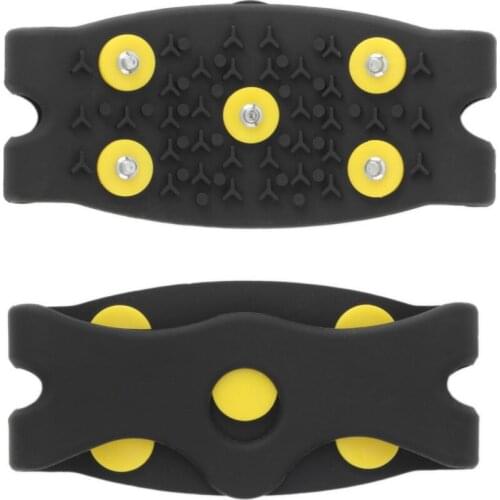 New Arrival Anti Slip Snow Ice Climbing Spikes Grips Crampon Cleats 5-Stud Shoes Cover