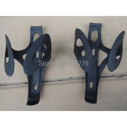 New Carbon Matt MTB Mountain Road Cyclocross TT Bike water Bottle cage bicycle Holder for all Cycling - 2 Pcs ( CG022 )