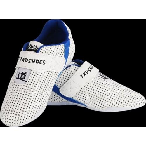 GINGPAI Adult Child Taekwondo Karate Kung Fu Wushu Shoes Non-slip Sneakers Comfortable Breathable Training Competition Shoes