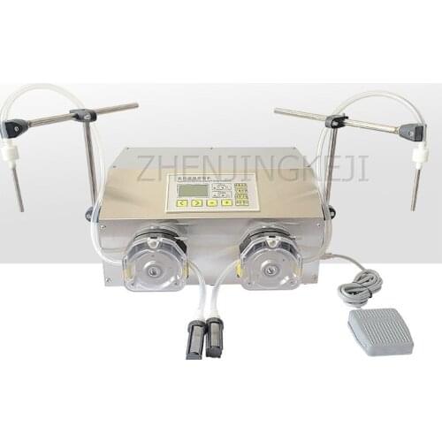 Double-Head Peristaltic Pump Liquid Filling Machine Solvent Glue Fertilizer Laundry Liquid Desktop Automatic Tools And Equipment