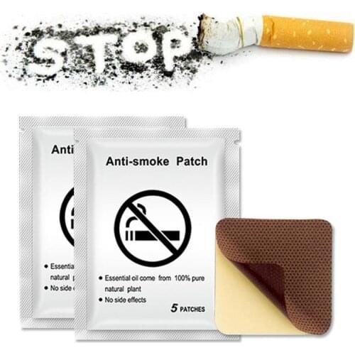 5pcs/bag Anti Smoke Nicotine Patches Chinese Herbal Medical Natural Ingredient Quit Smoking Patch Cessation Health Care
